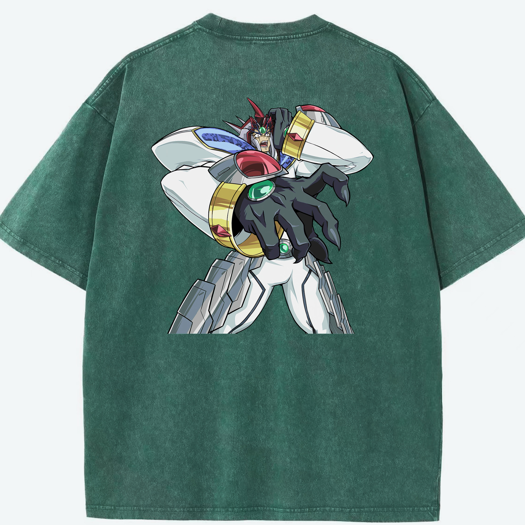 （画像用） 遊☆戯☆王 Yu-Gi-Oh! 綿100% ヴィンテージ風 半袖Tシャツ（背面プリント）